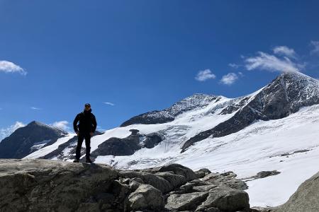 Noch führt die Tour zum Großvenediger über den Gletscher.