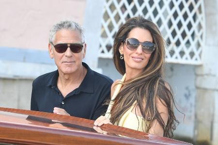 Filmfest von Venedig: George und Amal Clooney zeigen sich den Fans