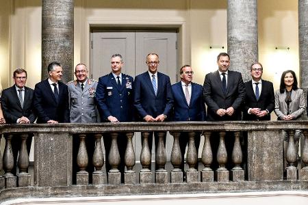 Kabinettssitzung im Bundesverteidigungsministerium