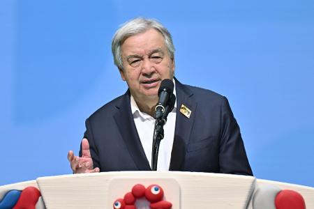 UN-Generalsekretär Guterres fordert eine Waffenruhe. (Archivbild)
