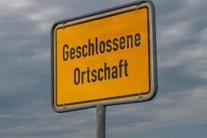 Geschlossene Ortschaft