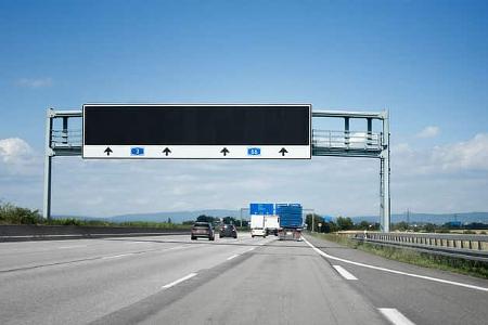 Autobahn Schilderbrücke