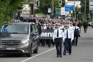 Andächtig zog der Trauermarsch durch Saarlouis