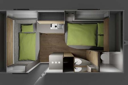 Fendt Next 380 (2025) Grundriss Nacht