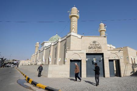 Die von der Terrormiliz Islamischer Staat (IS) zerstörten Kulturstätten sind in jahrelangen Arbeiten restauriert worden.