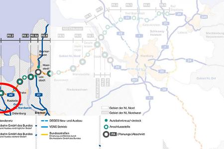 Autobahn A20 1 Bauabschnitt