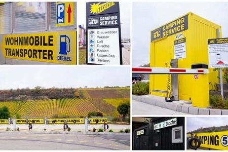 Stellplätze Luxemburg - Stellplatz am Luxoil-Rasthof