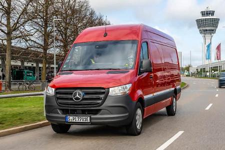 Mercedes E-Sprinter Reichweiten-Test Stuttgart-München