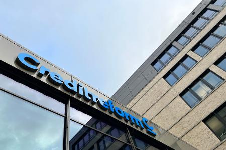 Blick auf die Creditreform-Zentrale in Neuss.