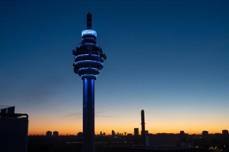 Die Zentrale des italienischen Medienkonzerns Media for Europe (MFE) in Cologno Monzese bei Mailand.