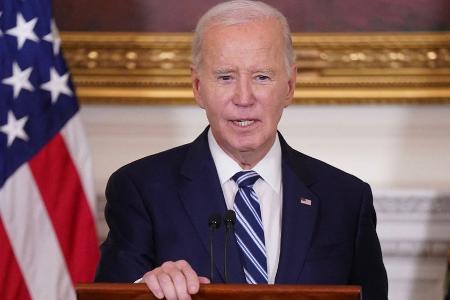 Joe Biden: Hautkrebs-OP an der Stirn