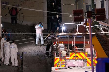 Von dem verunglückten Wagen der Seilbahn blieben nur Trümmer übrig.