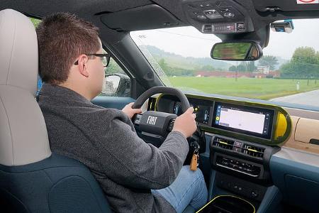 Sascha Wölfel im Fiat Grande Punto Mildhybrid
