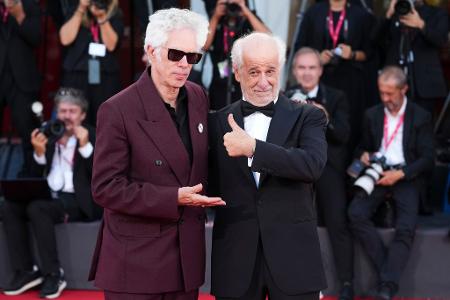 Jim Jarmusch und Toni Servillo vor der Preisverleihung. 