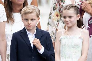 Gabriella und Jacques von Monaco starten ins neue Schuljahr