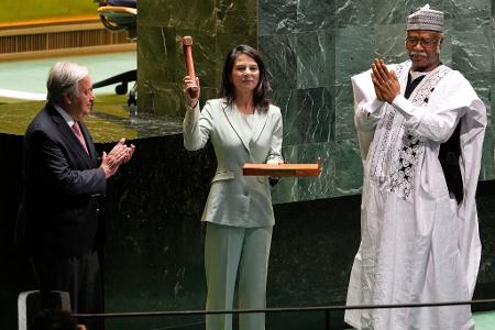Annalena Baerbock ist jetzt Präsidentin der UN-Vollversammlung. 