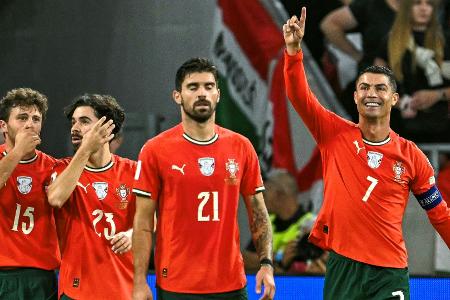 Auch Ronaldo trifft: Portugal vermeidet Ausrutscher