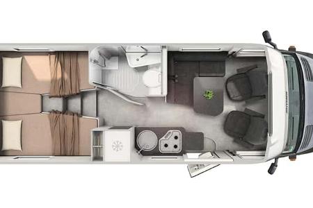 Grundriss, Wohnmobil