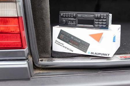 Blaupunkt Frankfurt RCM 82 DAB, Einbau in Mercedes W124 T-Modell