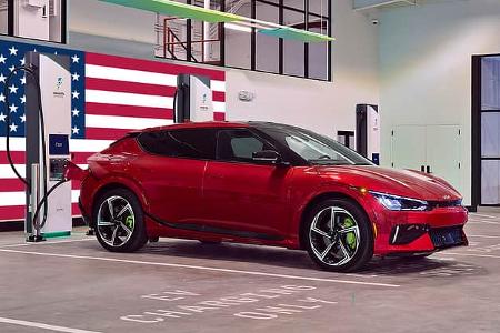 Kia EV6 Ladesäule Electrify America