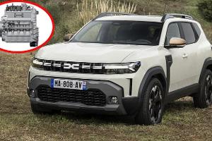 Dacia Duster Extreme eingeklinkt Horse C15 1,5 Liter Vierzylinder Range Extender Motor