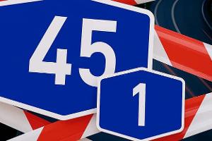 Autobahn A45 und A1 Sperrung