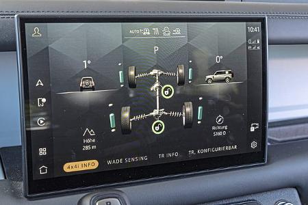 Land Rover Defender, Display