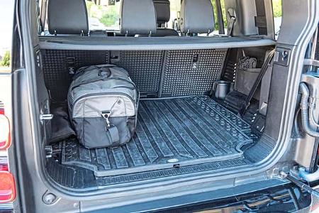 Land Rover Defender, Kofferraum