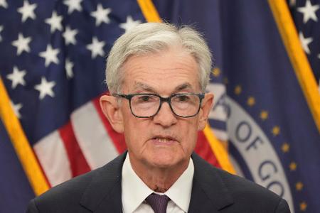 Befürwortete lange Zeit die Beibehaltung des Leitzinses auf hohem Niveau: Fed-Chef Jerome Powell. (Archivfoto)
