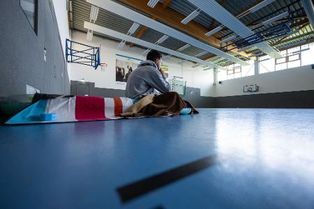In Münster mussten Studenten ohne Wohnung auch schon in Turnhallen schlafen.