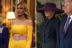 Melania Trump erntet Kritik für ihre Outfits in Großbritannien