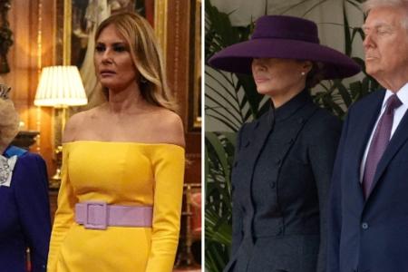 Melania Trump erntet Kritik für ihre Outfits in Großbritannien