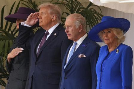 Trump und der König: Der US-Präsident bezeichnet Charles als Freund.