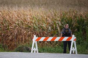 Nach den tödlichen Schüssen sperrte die Polizei umliegende Straßen.