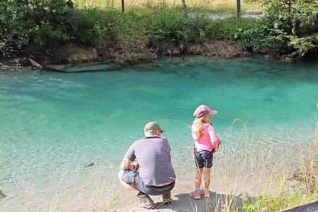 Fluss, Berge, Wandern, Österreich