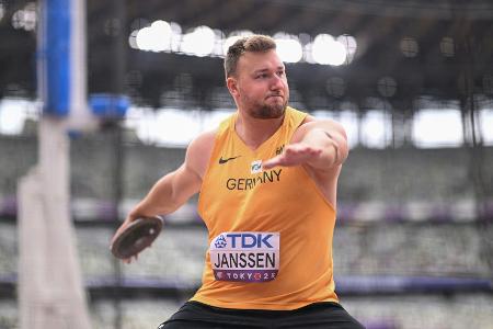 Janssen und Sosna stehen im Diskus-Finale