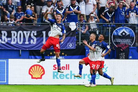 Nach 2688 Tagen: HSV feiert Bundesliga-Sieg