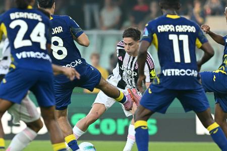 Juve stolpert an die Tabellenspitze