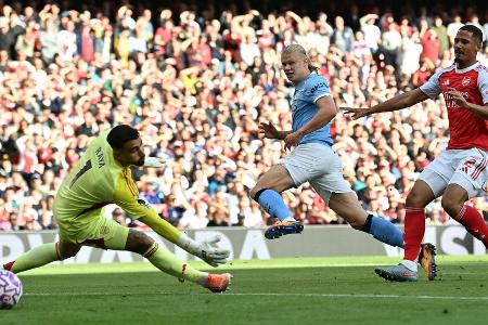 Martinelli kontert Haaland: City verpasst Sieg bei Arsenal
