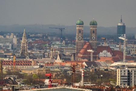 In München gibt es nach Einschätzung der Schweizer Bank UBS kein akutes Risiko mehr für eine Immobilienblase (Archivfoto).