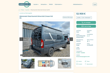 Caraworld Pössl Summit Shine 540 gebraucht