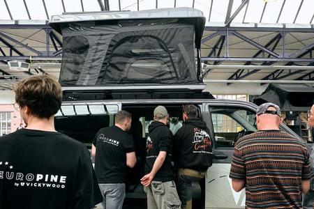 Europine Ultimate, Dachzelt, Aufstelldach, Vickywood, Winch Industry