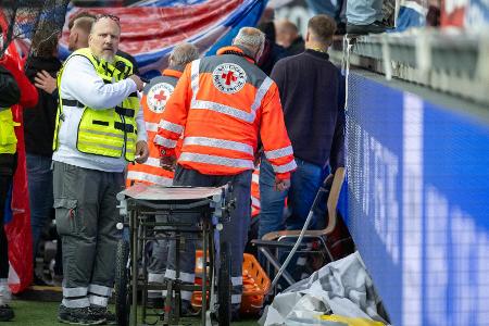 Heidenheim-Fan auf dem Weg ins Krankenhaus