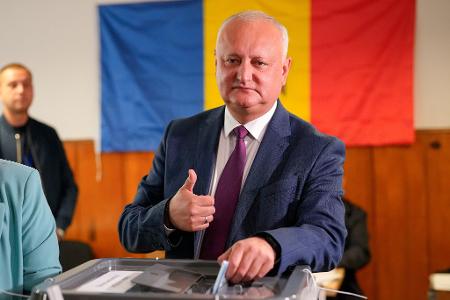 Der frühere Präsident Igor Dodon gilt mit seinem russlandfreundlichen Patriotischen Block in Moldau weiter als ein Machtfaktor.