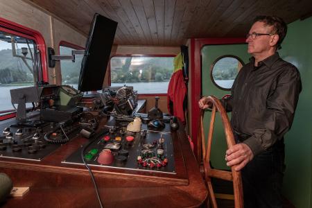 Zimmermann ist seit vielen Jahrzehnten Binnenschiffer. (Archivbild)