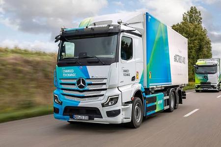 Mercedes eActros Elektro-Lkw