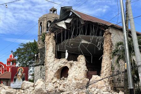 Viele Gebäude wurden völlig zerstört.