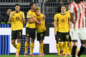 Erst souverän, dann kurz wacklig: BVB schlägt Bilbao