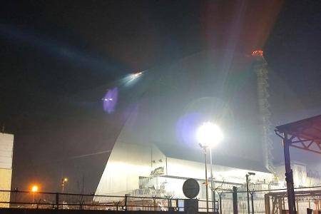 Der Sarkophag von Tschernobyl wurde im schon Februar durch eine Drohne beschädigt. (Archivbild)