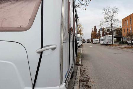 Winter-Abstellplätze Caravan